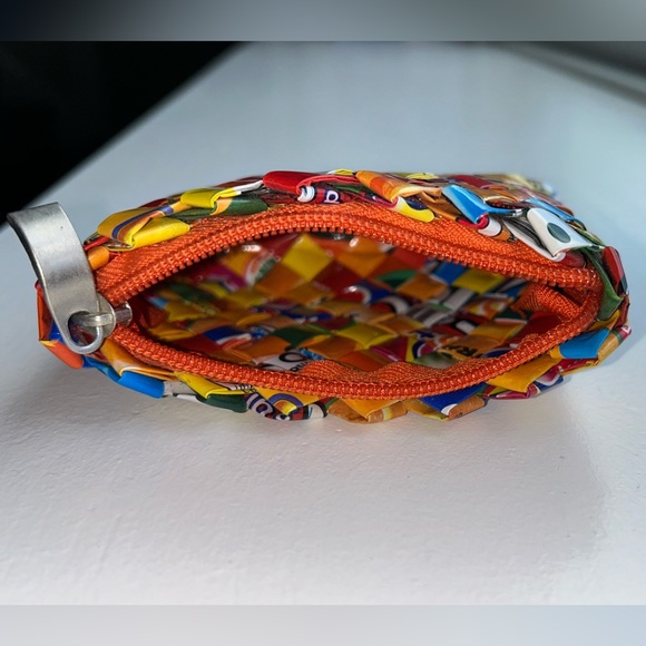 UPCYCLED Candy Wrapper Change Purse - LIKE NEW! - Picture 3 of 4